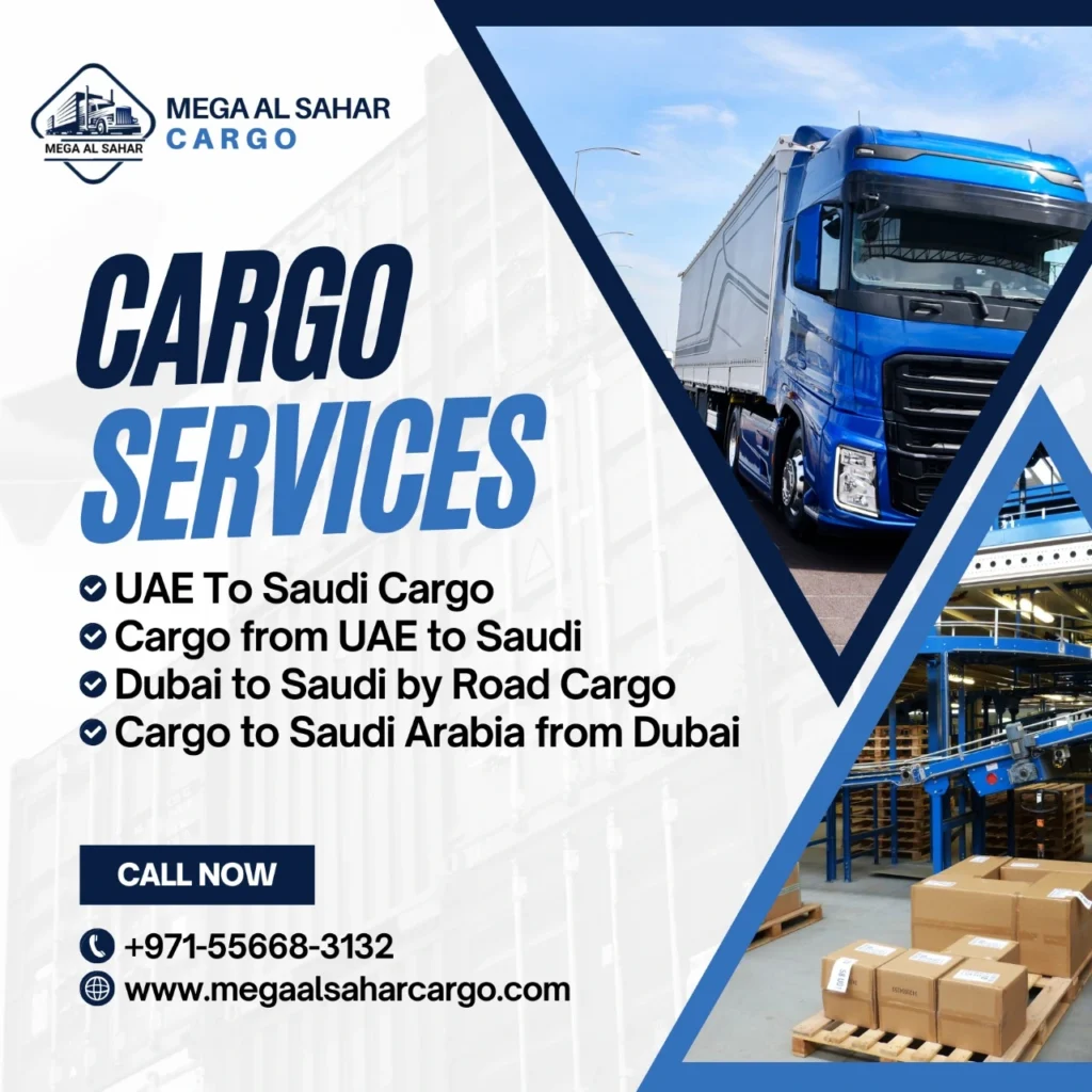 Cargo from UAE to Saudi Arabia