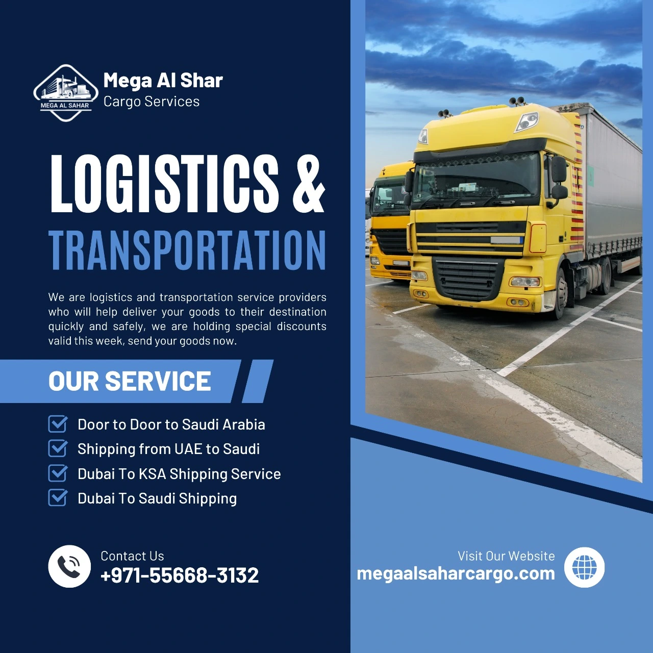 Urgent Door to Door to Saudi Arabia Cargo | With in 4-5 Days