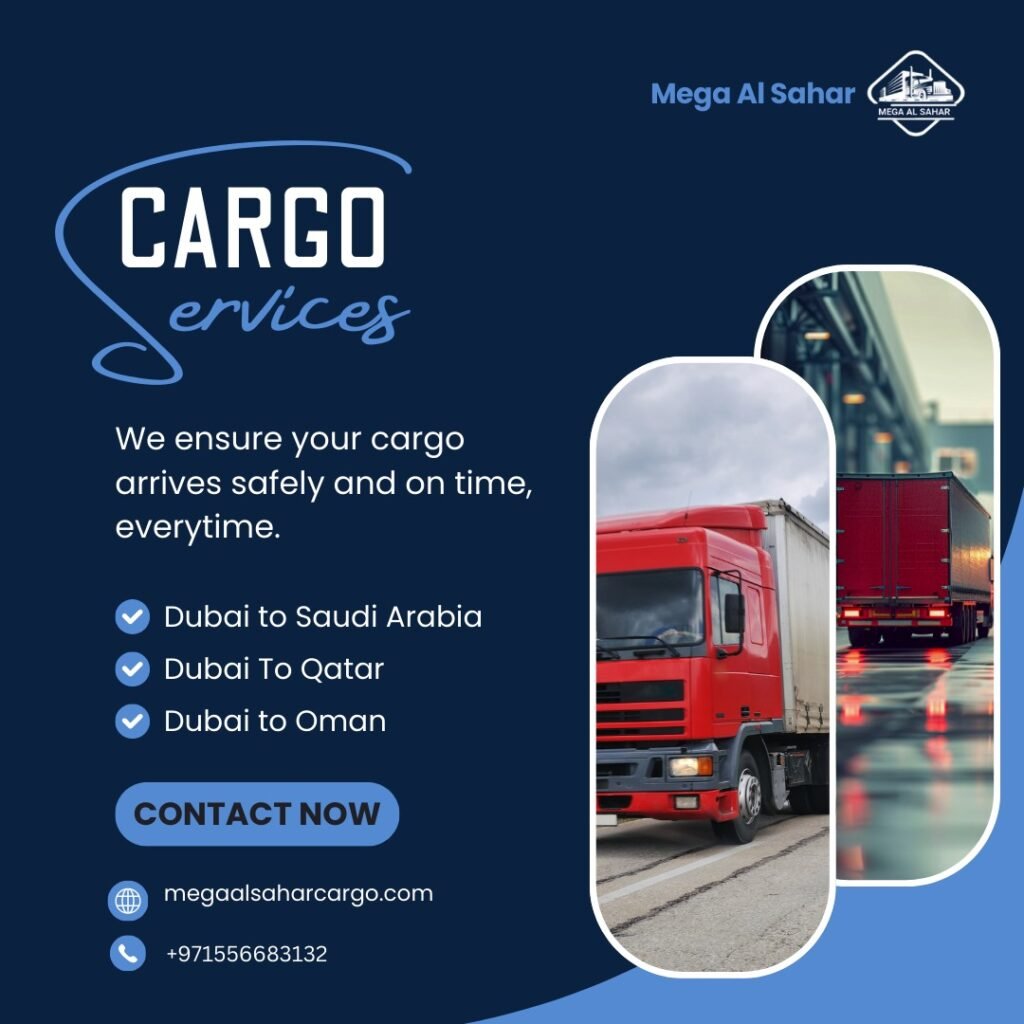 CARGO TO SAUDI ARABIA FROM DUBAI