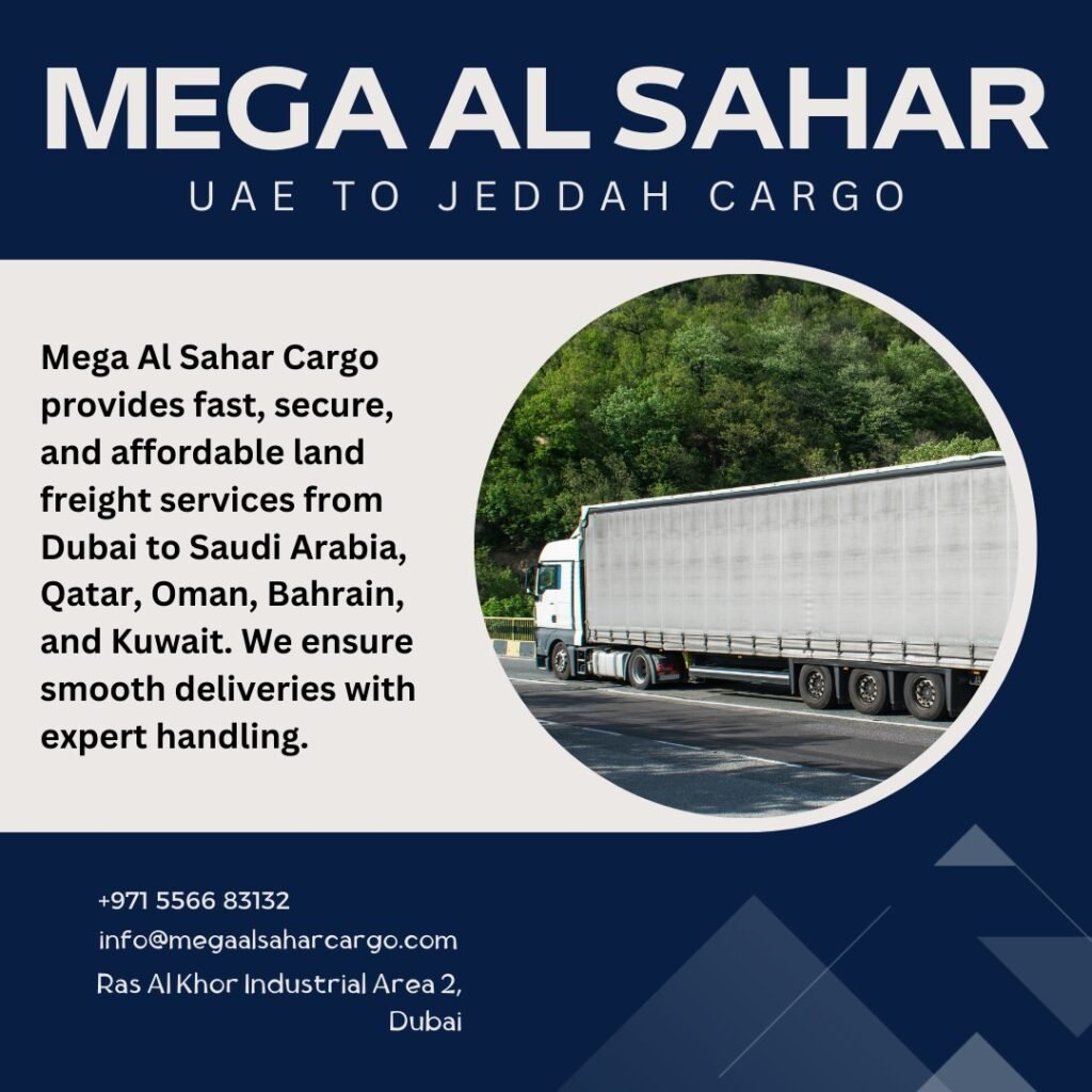 Cargo from UAE To Jeddah