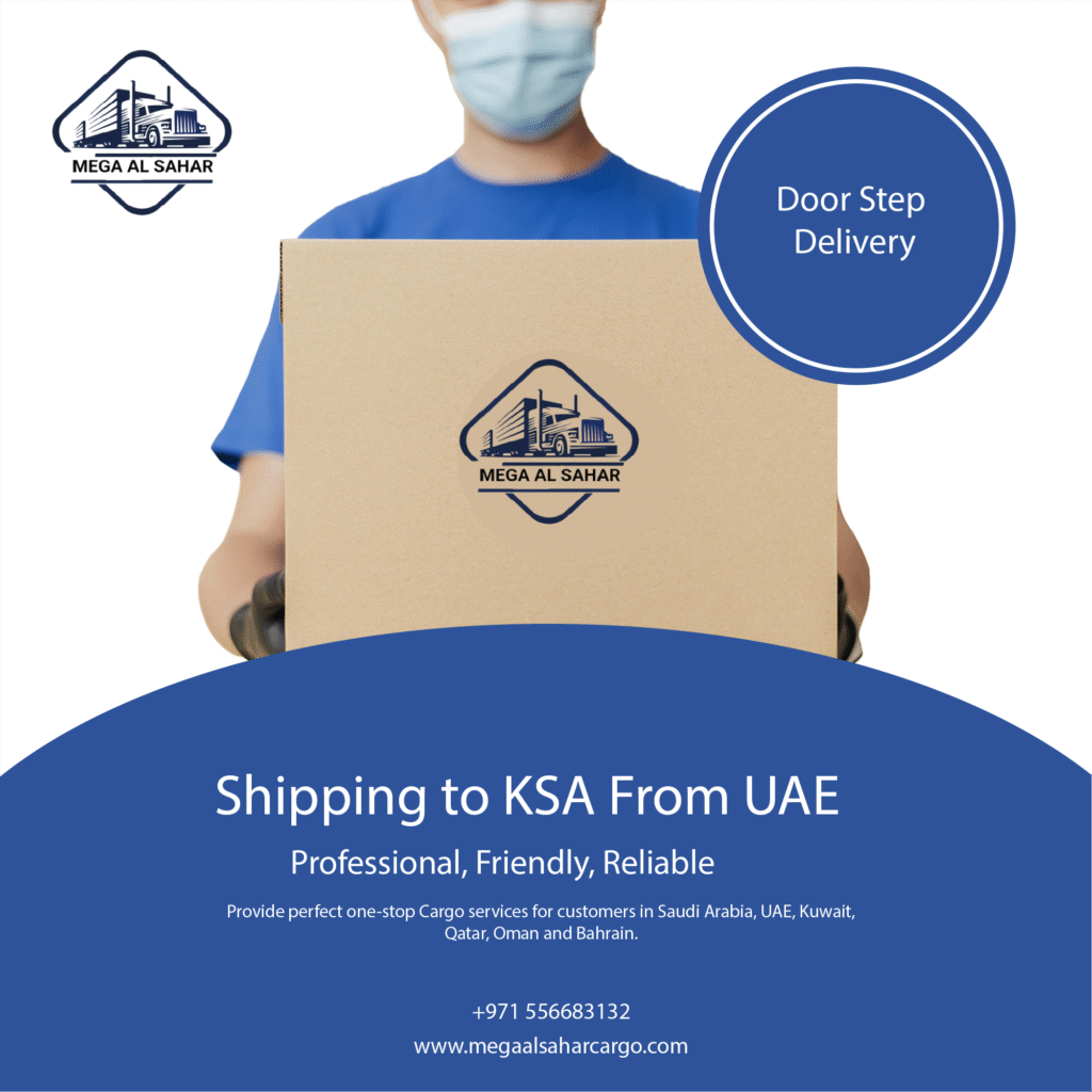Shipping to KSA From UAE