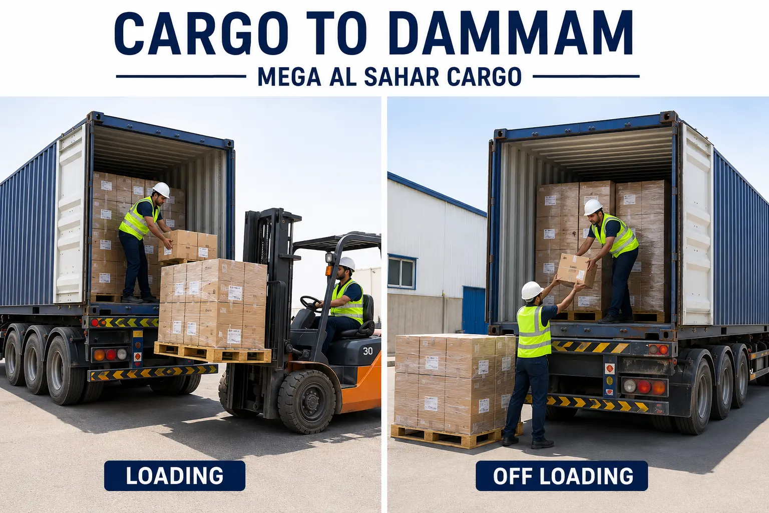 Cargo to Dammam