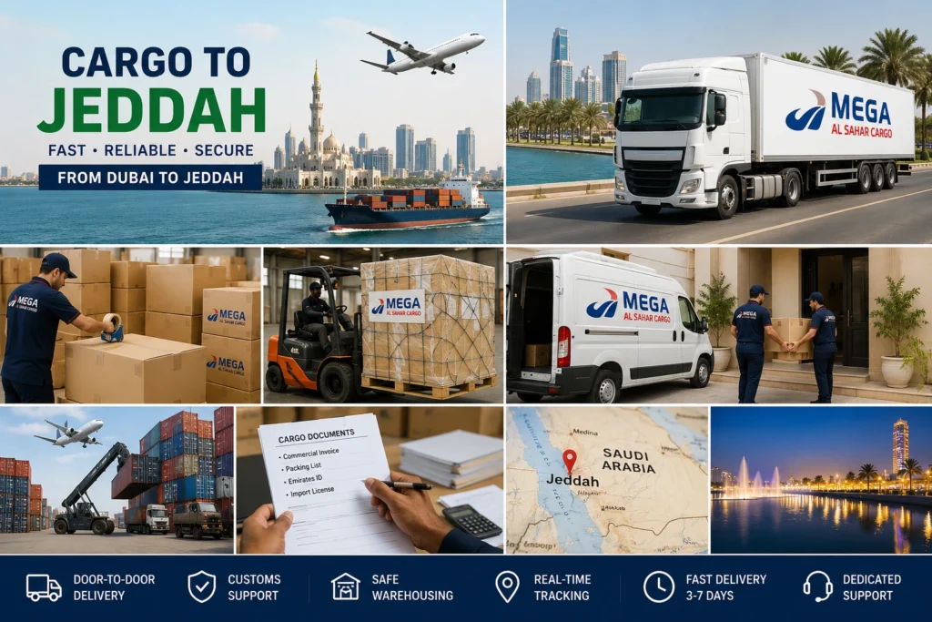 cargo to jeddah from Dubai