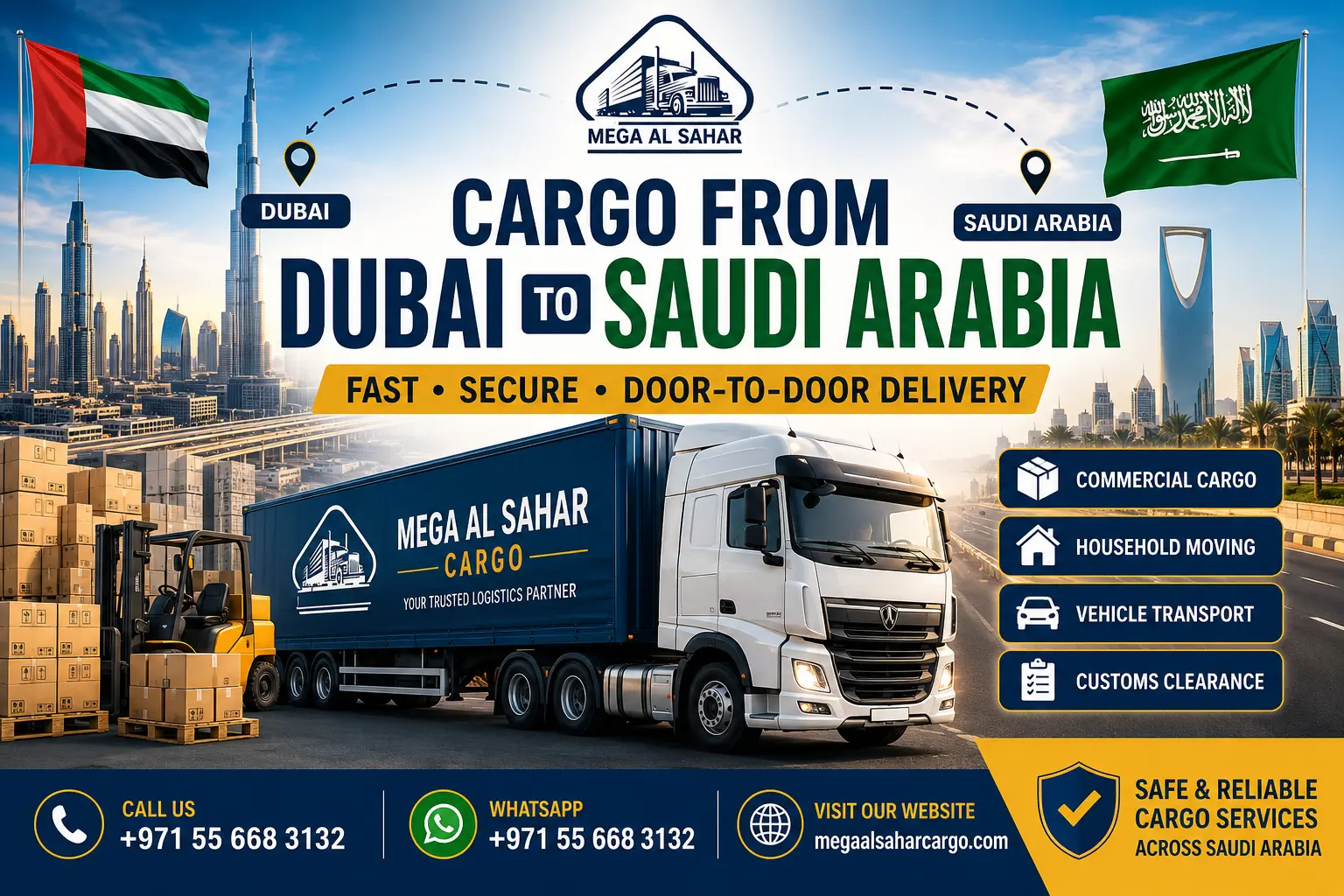 door-to-door cargo Dubai UAE