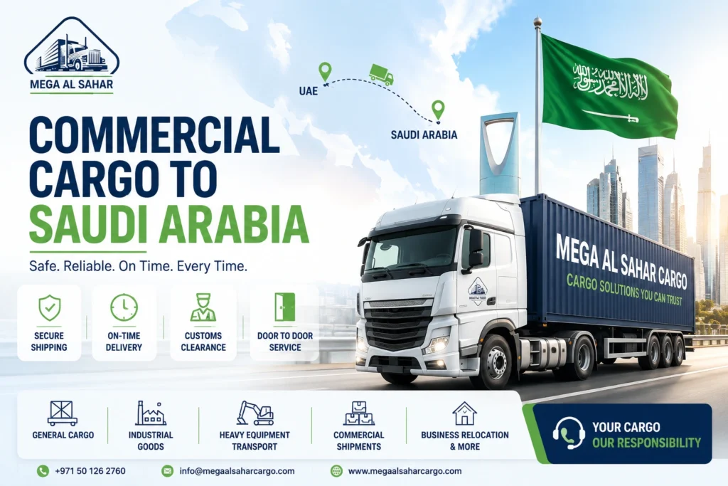 Commercial Cargo to Saudi Arabia