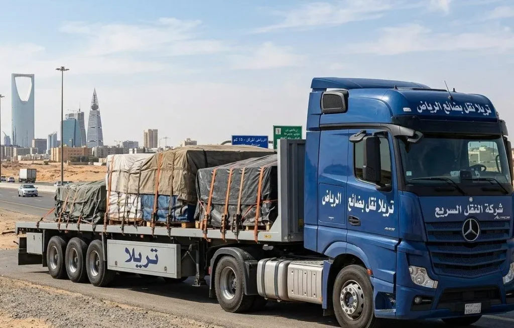 DDP shipping UAE to Saudi Arabia, cargo truck Dubai to Riyadh, customs cleared shipment Saudi Arabia